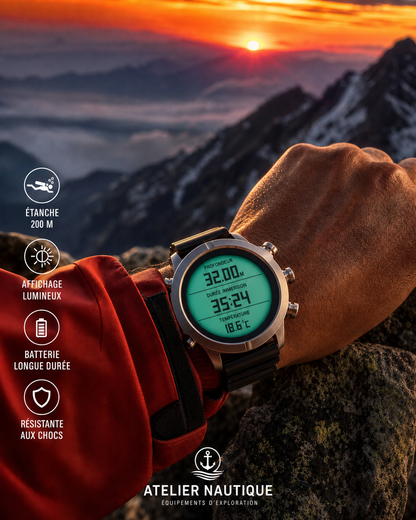 Montre Plongée Homme Digitale