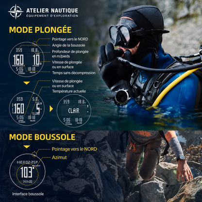 Montre Plongée Homme Digitale